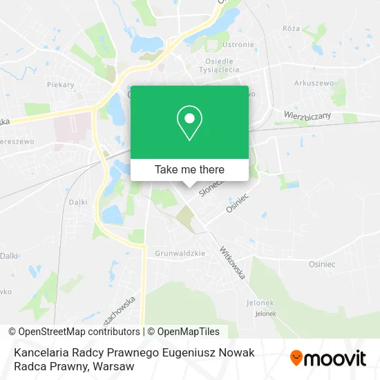 Kancelaria Radcy Prawnego Eugeniusz Nowak Radca Prawny map