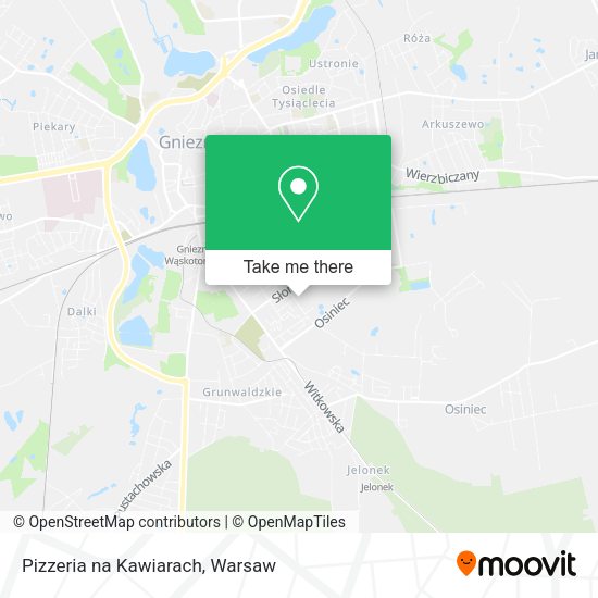 Pizzeria na Kawiarach map