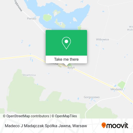 Madeco J Madajczak Spółka Jawna map