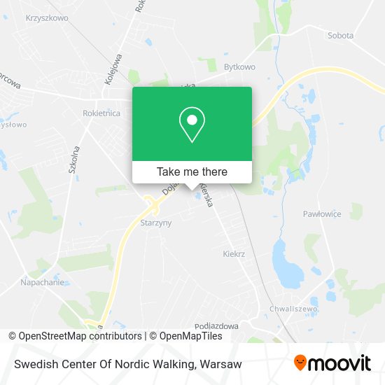 Swedish Center Of Nordic Walking map