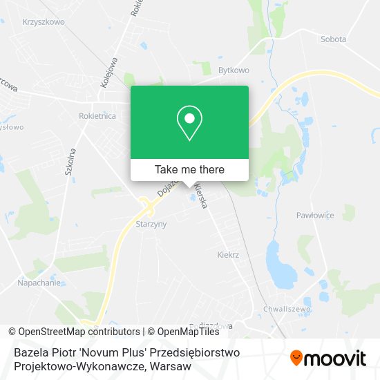 Bazela Piotr 'Novum Plus' Przedsiębiorstwo Projektowo-Wykonawcze map