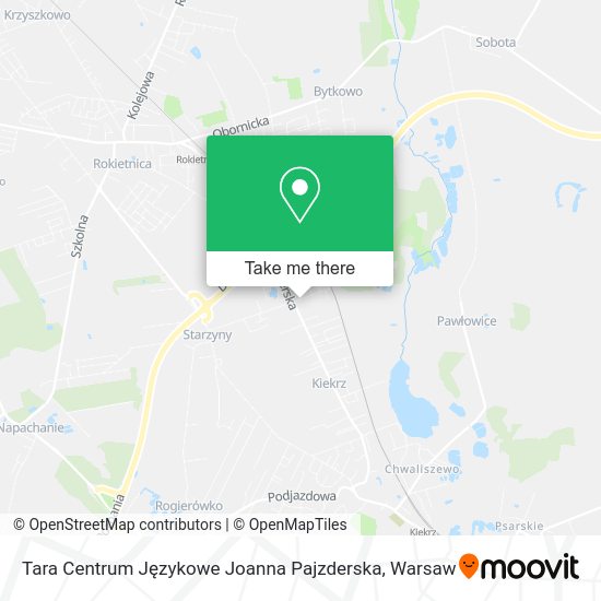 Tara Centrum Językowe Joanna Pajzderska map