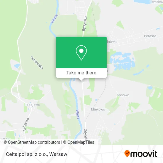 Карта Ceitalpol sp. z o.o.
