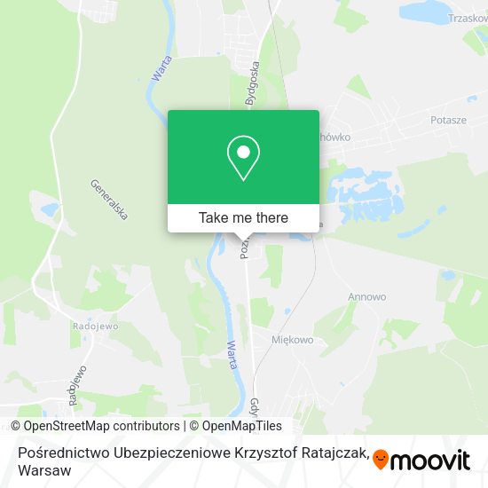 Pośrednictwo Ubezpieczeniowe Krzysztof Ratajczak map