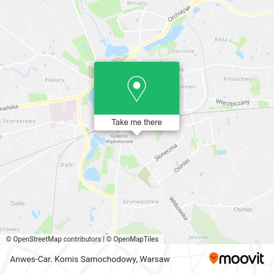 Anwes-Car. Komis Samochodowy map