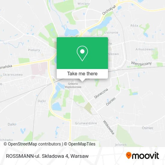 Карта ROSSMANN-ul. Składowa 4