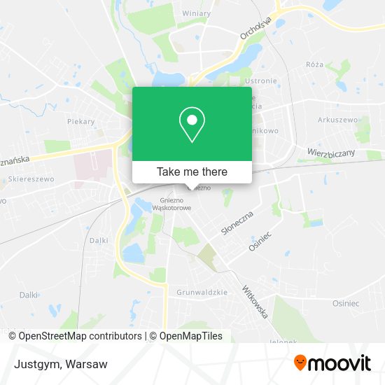 Justgym map