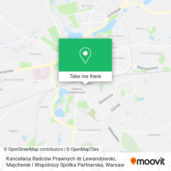 Kancelaria Radców Prawnych dr Lewandowski, Majcherek i Wspólnicy Spółka Partnerska map