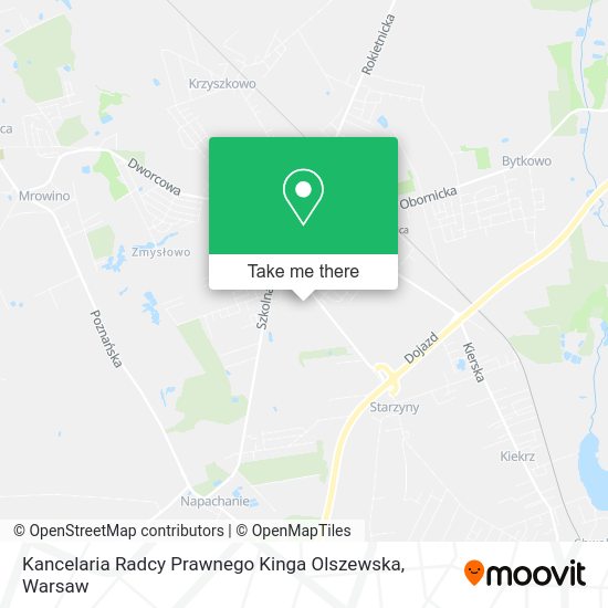 Kancelaria Radcy Prawnego Kinga Olszewska map