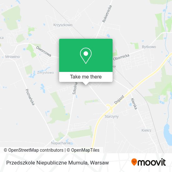 Przedszkole Niepubliczne Mumula map