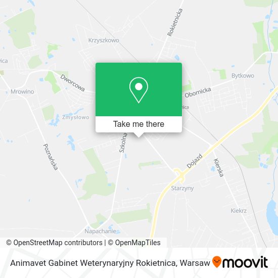 Animavet Gabinet Weterynaryjny Rokietnica map