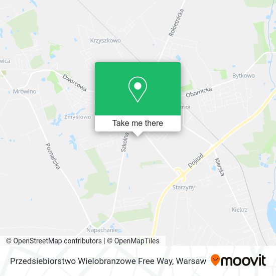 Przedsiebiorstwo Wielobranzowe Free Way map