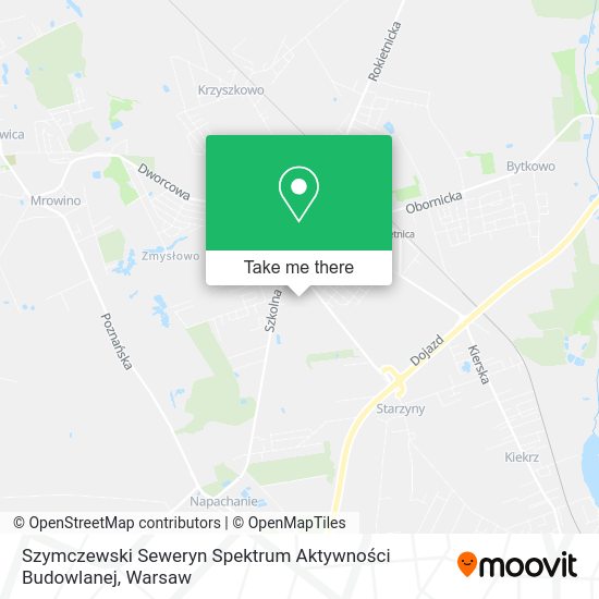 Szymczewski Seweryn Spektrum Aktywności Budowlanej map