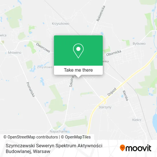 Карта Szymczewski Seweryn Spektrum Aktywności Budowlanej