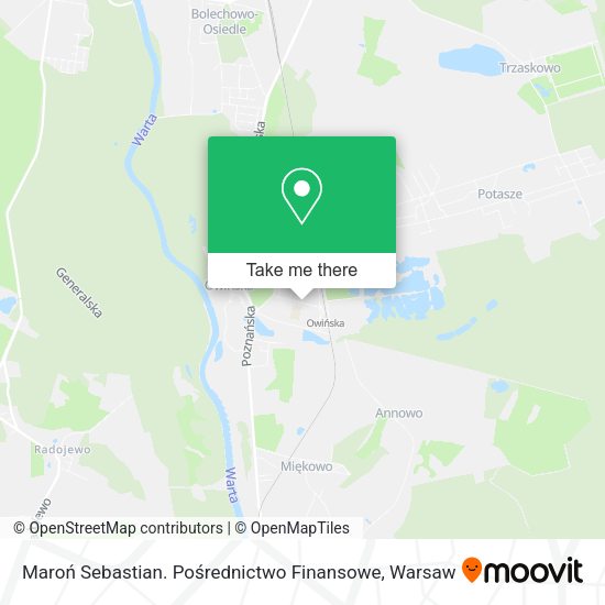 Maroń Sebastian. Pośrednictwo Finansowe map