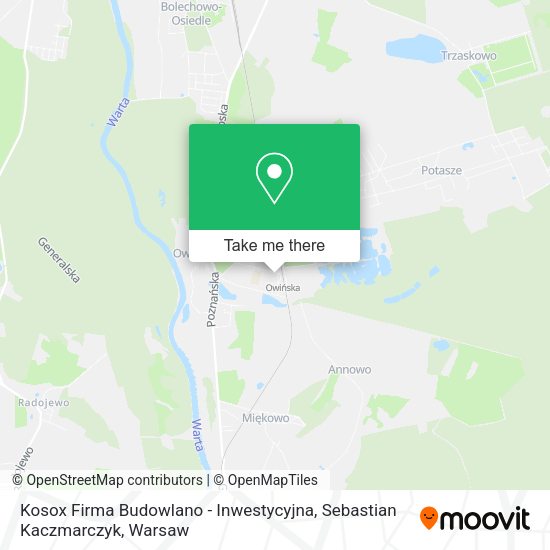 Kosox Firma Budowlano - Inwestycyjna, Sebastian Kaczmarczyk map