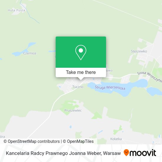 Kancelaria Radcy Prawnego Joanna Weber map