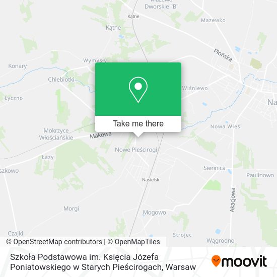 Szkoła Podstawowa im. Księcia Józefa Poniatowskiego w Starych Pieścirogach map