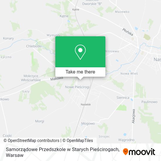 Samorządowe Przedszkole w Starych Pieścirogach map