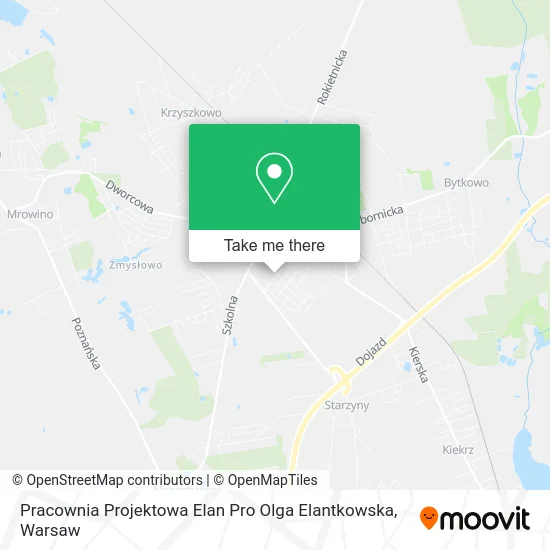 Карта Pracownia Projektowa Elan Pro Olga Elantkowska