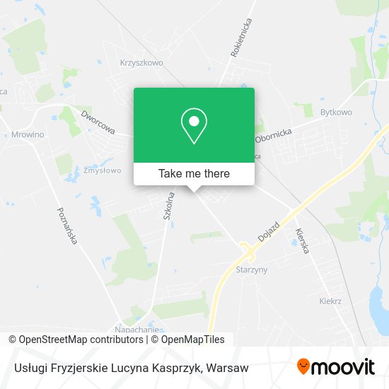 Usługi Fryzjerskie Lucyna Kasprzyk map