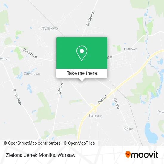 Карта Zielona Jenek Monika