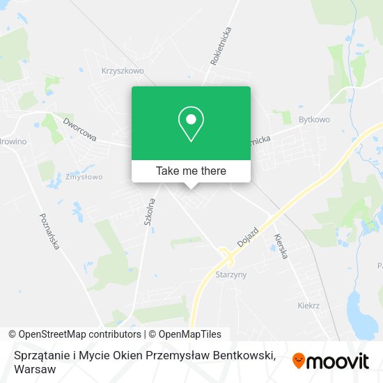 Sprzątanie i Mycie Okien Przemysław Bentkowski map