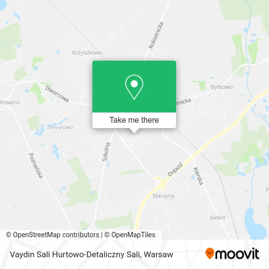 Карта Vaydin Sali Hurtowo-Detaliczny Sali