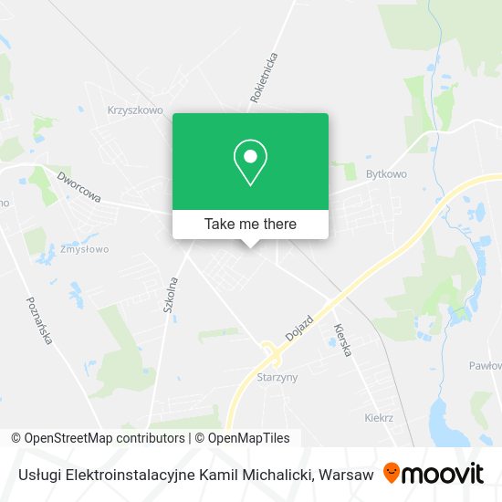 Usługi Elektroinstalacyjne Kamil Michalicki map