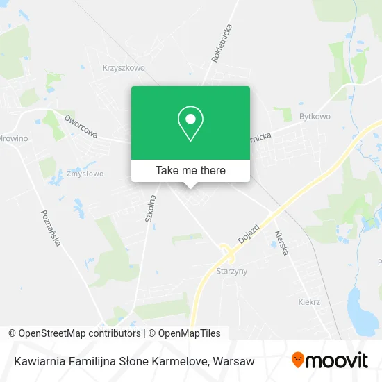Карта Kawiarnia Familijna Słone Karmelove