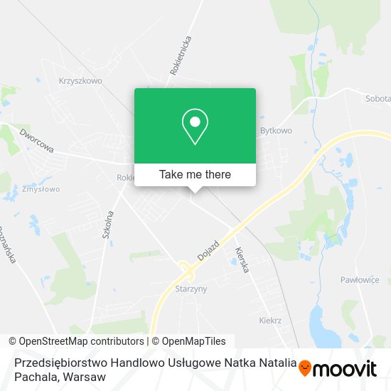 Przedsiębiorstwo Handlowo Usługowe Natka Natalia Pachala map