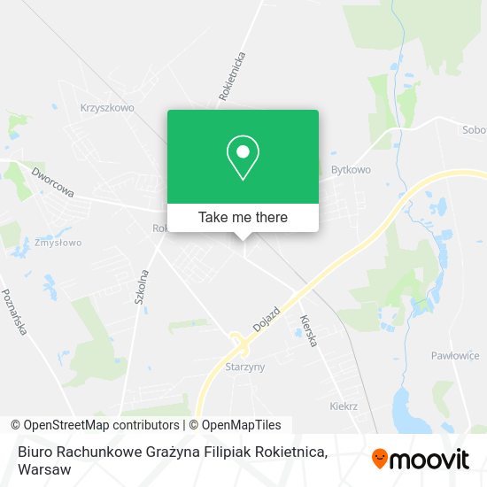 Biuro Rachunkowe Grażyna Filipiak Rokietnica map