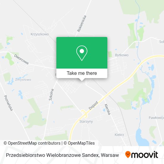 Przedsiebiorstwo Wielobranzowe Sandex map