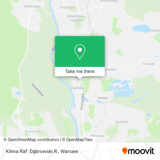 Карта Klima Raf. Dąbrowski R.