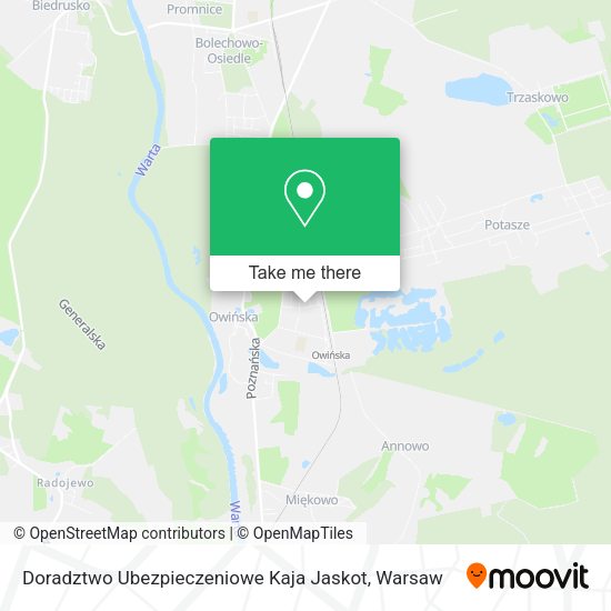 Doradztwo Ubezpieczeniowe Kaja Jaskot map