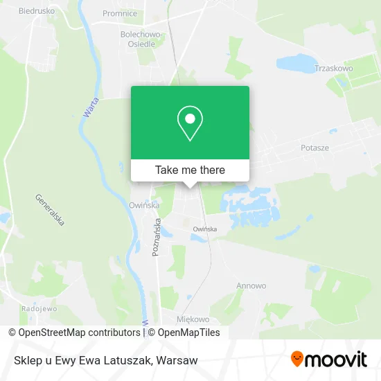 Карта Sklep u Ewy Ewa Latuszak