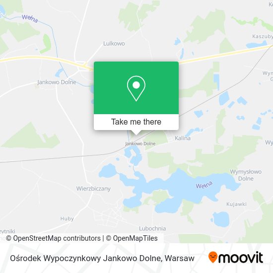 Ośrodek Wypoczynkowy Jankowo Dolne map