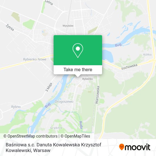 Baśniowa s.c. Danuta Kowalewska Krzysztof Kowalewski map