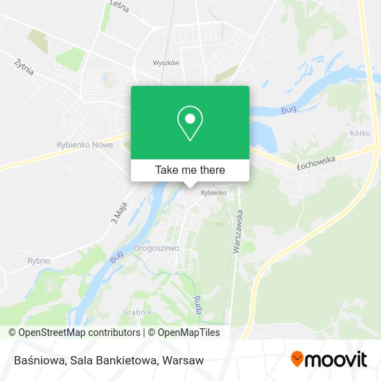 Baśniowa, Sala Bankietowa map