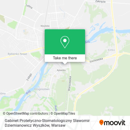 Gabinet Protetyczno-Stomatologiczny Sławomir Dziemianowicz Wyszków map