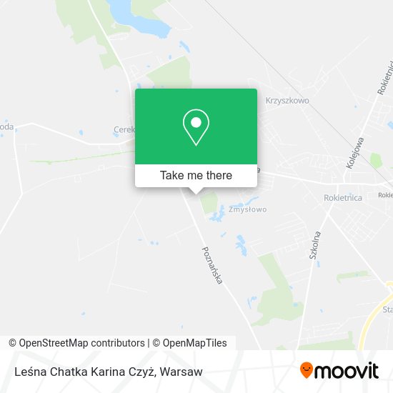 Leśna Chatka Karina Czyż map