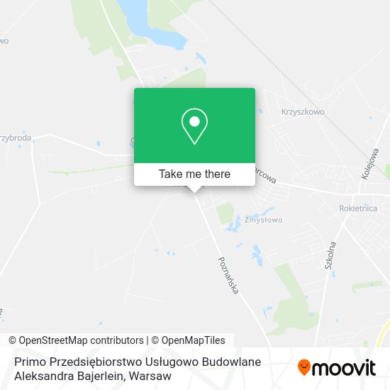 Primo Przedsiębiorstwo Usługowo Budowlane Aleksandra Bajerlein map