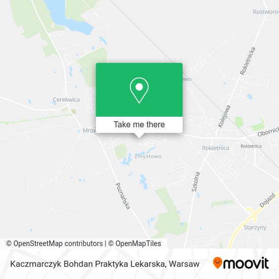 Kaczmarczyk Bohdan Praktyka Lekarska map