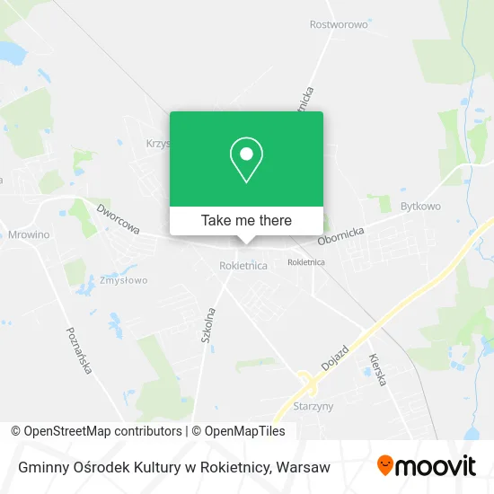 Карта Gminny Ośrodek Kultury w Rokietnicy
