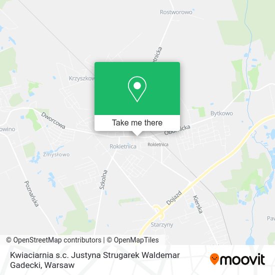 Kwiaciarnia s.c. Justyna Strugarek Waldemar Gadecki map