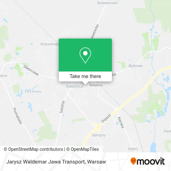 Карта Jarysz Waldemar Jawa Transport