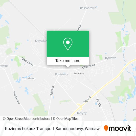 Карта Kozieras Łukasz Transport Samochodowy