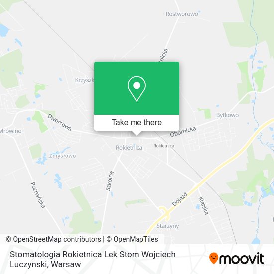 Stomatologia Rokietnica Lek Stom Wojciech Luczynski map