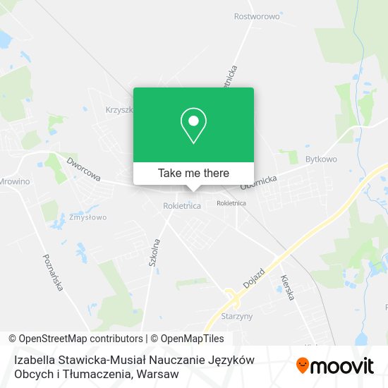 Izabella Stawicka-Musiał Nauczanie Języków Obcych i Tłumaczenia map