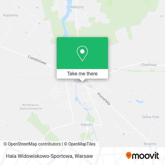 Hala Widowiskowo-Sportowa map